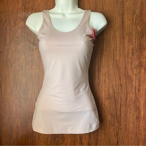 Spanx Reversible Neckline Tank Top Small Champagne Nude NEW